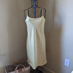 Vintage Victoria's Secret Canary Yellow Slip Dress